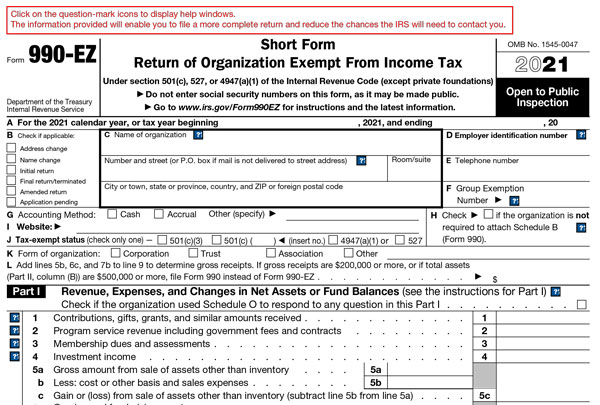 WHAT IS IRS FORM 990-EZ?